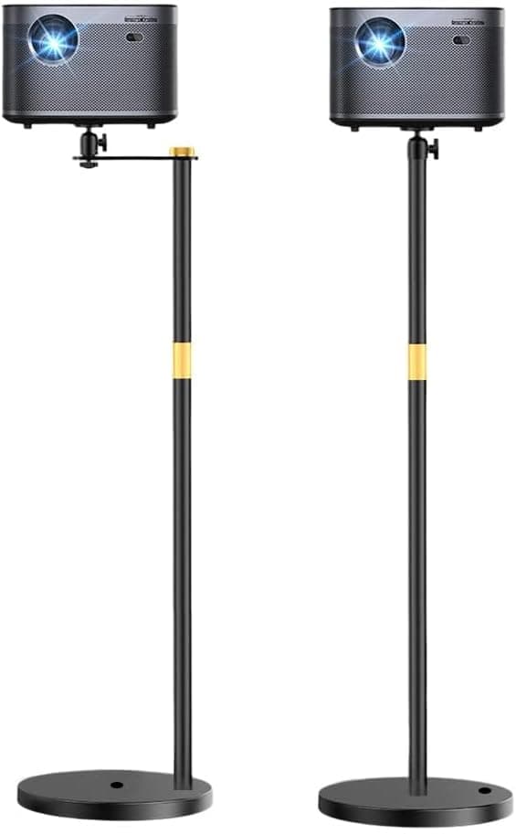 HVAYING 360° Swivel Projector Stand (Floor Stand)