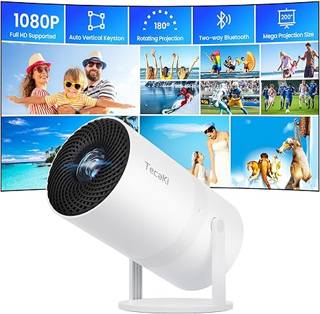Tecaki Mini Projector Review: Rotating Stand Fun on a Budget (Model X3)